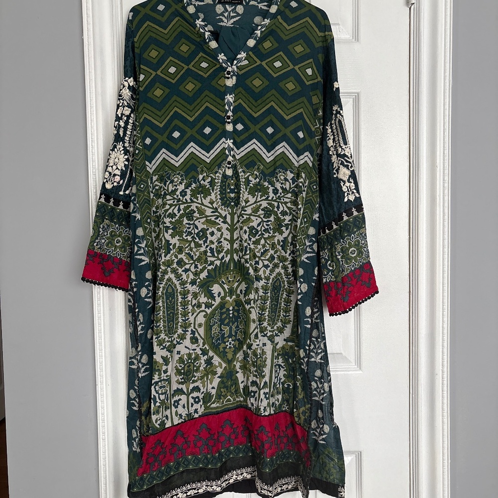 2 piece junaid jamshed lawn suit bengali pakistani shalwar kameez